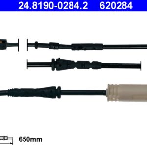 Senzor de avertizare uzura placute de frana ATE 24.8190-0284.2