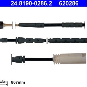Senzor de avertizare uzura placute de frana ATE 24.8190-0286.2