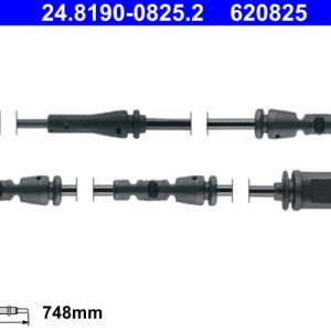 Senzor de avertizare uzura placute de frana ATE 24.8190-0825.2