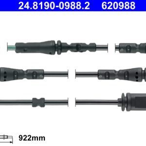 Senzor de avertizare uzura placute de frana ATE 24.8190-0988.2
