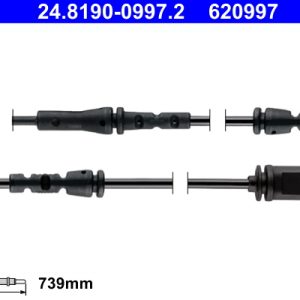 Senzor de avertizare uzura placute de frana ATE 24.8190-0997.2