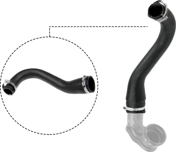 Furtun aer supraalimentare -> CHEVROLET CRUZE (J300) 1.4 benzina 140 cai -> GATES 09-0174
