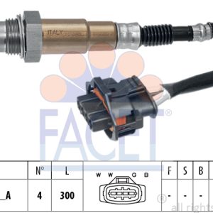 Sonda Lambda -> CHEVROLET AVEO hatchback (T300) 1.4 Turbo benzina 140 cai -> FACET 10.8267