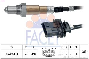 Sonda Lambda -> CHEVROLET CRUZE hatchback (J305) 1.4 benzina 140 cai -> FACET 10.8362
