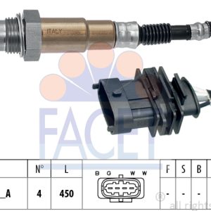 Sonda Lambda -> CHEVROLET AVEO hatchback (T300) 1.2 benzina 69 cai -> FACET 10.8362