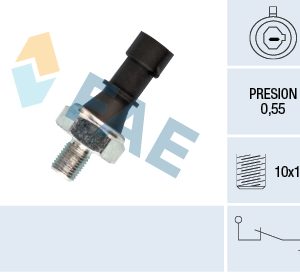 Senzor presiune ulei -> CHEVROLET AVEO limuzina (T300) 1.2 benzina 69 cai -> FAE 12436