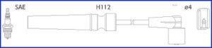 Set cablaj aprindere -> CHEVROLET CRUZE (J300) 1.6 benzina 109 cai -> HUCO 134236