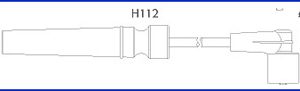Set cablaj aprindere -> CHEVROLET CRUZE (J300) 1.6 benzina 109 cai -> HUCO 134236