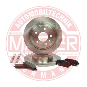 Set frana frana disc -> CHEVROLET CRUZE hatchback (J305) 1.6 benzina 124 cai -> MASTERSPORT GERMANY 201201890