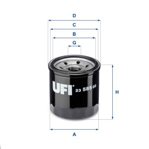 Filtru ulei -> CHEVROLET SPARK 1.0 SX benzina 67 cai -> UFI 23.585.00