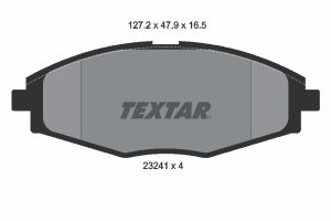 Placute frana -> CHEVROLET SPARK Caseta/ Hatchback (M200, M250) 0.8 benzina 52 cai -> TEXTAR 2324102