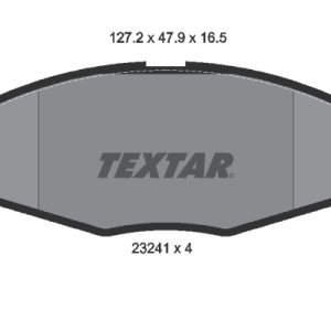 Placute frana -> CHEVROLET SPARK 0.8 benzina 50 cai -> TEXTAR 2324102