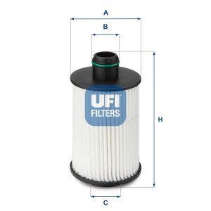Filtru ulei -> CHEVROLET CRUZE Station Wagon (J308) 2.0 TD diesel 163 cai -> UFI 25.088.00