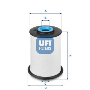 Filtru combustibil -> CHEVROLET AVEO hatchback (T300) 1.3 D diesel 75 cai -> UFI 26.033.00