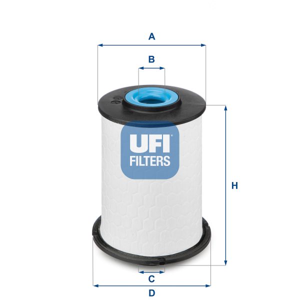 Filtru combustibil -> CHEVROLET AVEO hatchback (T300) 1.3 D diesel 75 cai -> UFI 26.033.00
