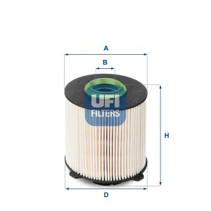 Filtru combustibil -> CHEVROLET CRUZE (J300) 1.7 TD diesel 110 cai -> UFI 26.058.00