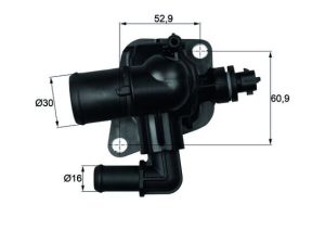 Termostat lichid racire -> CHEVROLET AVEO limuzina (T300) 1.3 D diesel 75 cai -> MAHLE ORIGINAL TI 150 88
