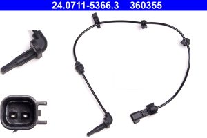 Senzor turatie roata -> CHEVROLET CRUZE hatchback (J305) 1.4 benzina 140 cai -> ATE 24.0711-5366.3