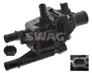 Carcasa termostat -> CHEVROLET AVEO hatchback (T300) 1.6 benzina 116 cai -> SWAG 40 93 9145