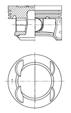Piston -> CHEVROLET AVEO limuzina (T300) 1.4 benzina 100 cai -> KOLBENSCHMIDT 41007600
