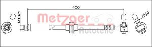 Furtun frana -> CHEVROLET CRUZE Station Wagon (J308) 1.4 benzina 140 cai -> METZGER 4111622