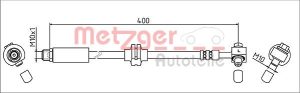 Furtun frana -> CHEVROLET CRUZE Station Wagon (J308) 1.4 benzina 140 cai -> METZGER 4111623