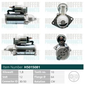 Electromotor -> CHEVROLET AVEO hatchback (T300) 1.3 D diesel 95 cai -> MEAT DORIA 5015081