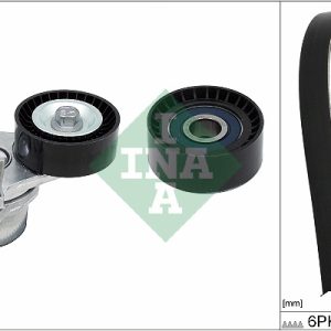 Set curea transmisie cu caneluri -> CHEVROLET CRUZE hatchback (J305) 1.7 TD diesel 110 cai -> INA 529 0312 10