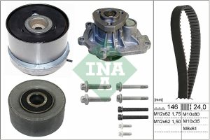 Set pompa apa + curea dintata -> CHEVROLET TRAX 1.6 benzina 116 cai -> INA 530 0724 30