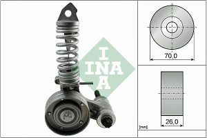 Intinzator curea transmisie -> CHEVROLET AVEO limuzina (T300) 1.2 benzina 69 cai -> INA 533 0085 30