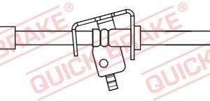 Furtun frana -> CHEVROLET CRUZE (J300) 1.4 benzina 140 cai -> QUICK BRAKE 58.856X