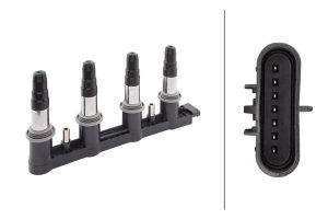 Bobina de inductie -> CHEVROLET CRUZE (J300) 1.6 benzina 124 cai -> HELLA 5DA 358 000-321