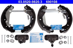 Set saboti frana -> CHEVROLET SPARK (M300) 1.0 benzina 65 cai -> ATE 03.0520-9820.3