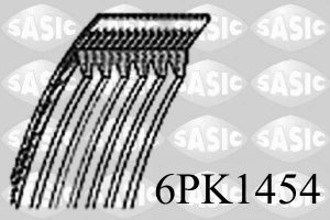 Curea transmisie cu caneluri -> CHEVROLET CRUZE Station Wagon (J308) 1.4 benzina 101 cai -> SASIC 6PK1454