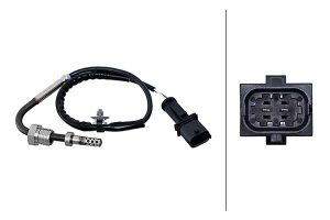 Senzor temperatura gaze evacuare -> CHEVROLET CRUZE hatchback (J305) 1.7 TD diesel 110 cai -> HELLA 6PT 010 376-321