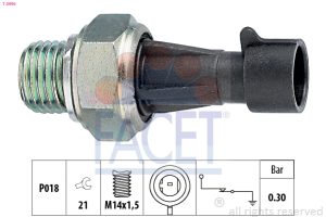 Senzor presiune ulei -> CHEVROLET AVEO limuzina (T300) 1.3 D diesel 75 cai -> FACET 7.0096