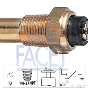 Senzor temperatura lichid de racire -> CHEVROLET SPARK (M150) 0.8 benzina 52 cai -> FACET 7.3014