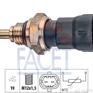 Senzor temperatura lichid de racire -> CHEVROLET SPARK (M300) 1.0 benzina 68 cai -> FACET 7.3386
