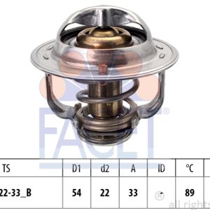 Termostat lichid racire -> CHEVROLET CRUZE hatchback (J305) 1.7 TD diesel 110 cai -> FACET 7.8693S