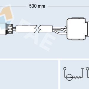 Sonda Lambda -> CHEVROLET AVEO limuzina (T300) 1.3 D diesel 75 cai -> FAE 75060