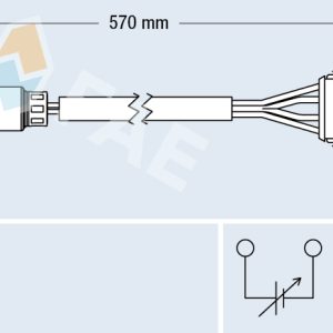 Sonda Lambda -> CHEVROLET TRAX 1.6 benzina 116 cai -> FAE 77154