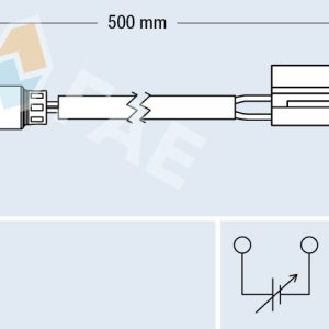 Sonda Lambda -> CHEVROLET SPARK (M300) 1.0 benzina 68 cai -> FAE 77344