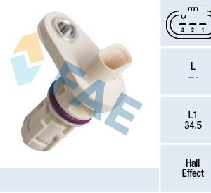 Senzor impulsuri arbore cotit -> CHEVROLET AVEO hatchback (T300) 1.2 benzina 69 cai -> FAE 79395