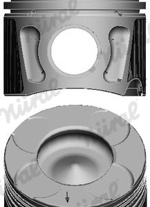 Piston -> CHEVROLET AVEO limuzina (T300) 1.3 D diesel 95 cai -> NURAL 87-435700-00