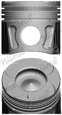 Piston -> CHEVROLET AVEO hatchback (T300) 1.3 D diesel 95 cai -> NURAL 87-435700-00