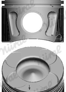 Piston -> CHEVROLET AVEO limuzina (T300) 1.3 D diesel 95 cai -> NURAL 87-435706-00