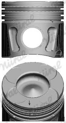 Piston -> CHEVROLET AVEO hatchback (T300) 1.3 D diesel 95 cai -> NURAL 87-435706-00