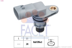Senzor impulsuri arbore cotit -> CHEVROLET AVEO hatchback (T300) 1.3 D diesel 75 cai -> FACET 9.0380