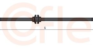 Furtun frana -> CHEVROLET TRAX 1.4 LPG Benzina/Autogaz (GPL) 140 cai -> COFLE 92.BH.OP045