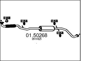 Toba esapamet intermediara -> CHEVROLET SPARK 0.8 benzina 50 cai -> MTS 01.50268